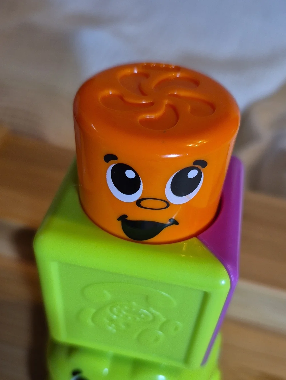 Rattling Frog Block & 2 Peek-a-Boo Pop-up Blocks